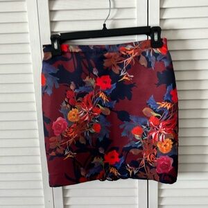 Anthropologie Leifsdottir Floral Lace Skirt size Small like new